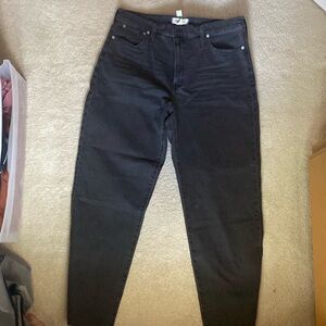 Madewell Perfect Straight Vintage Jean Black Wash